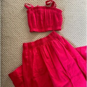 A&F maxi skirt top set